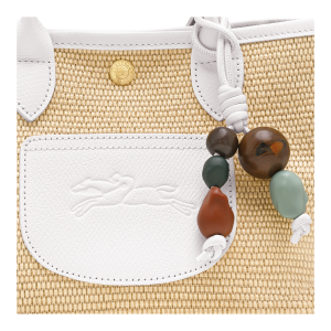 Le Pliage Collection XS Basket bag White – Canvas