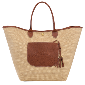 Le Pliage Collection L Basket bag Brown – Canvas