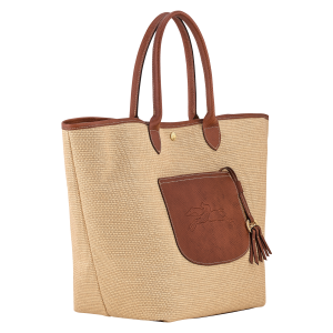 Le Pliage Collection L Basket bag Brown – Canvas