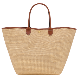 Le Pliage Collection L Basket bag Brown – Canvas