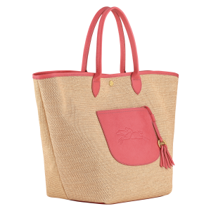 Le Pliage Collection L Basket bag Blush – Canvas