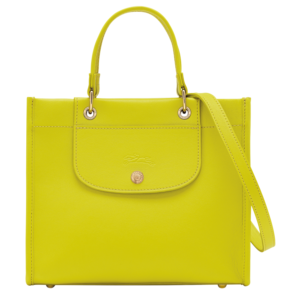 Cabas Longchamp S Handbag Kiwi Green - Leather