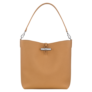 Le Roseau M Hobo bag Walnut – Leather
