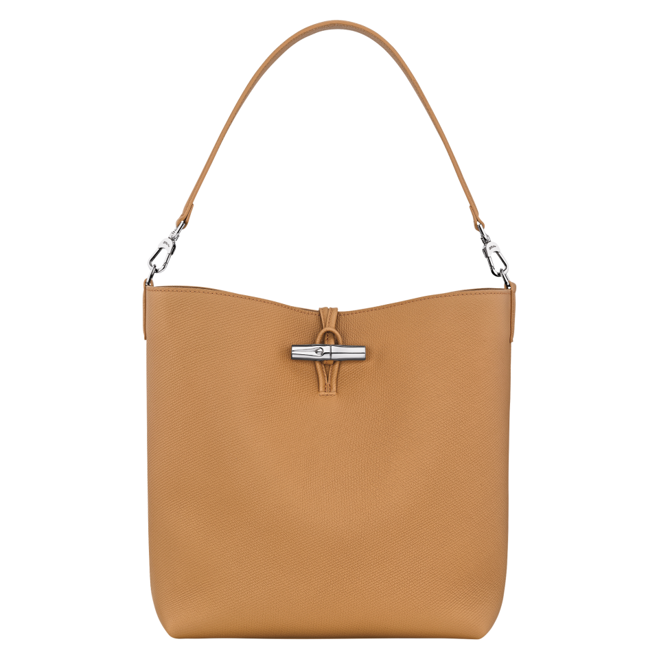Le Roseau M Hobo bag Walnut - Leather