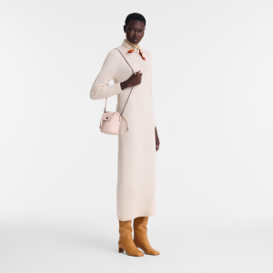 Le Pliage Xtra XS Bucket bag Nude – Leather