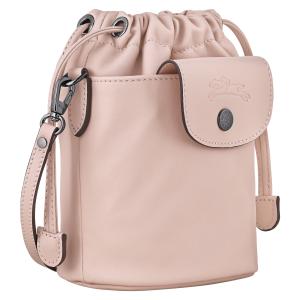Le Pliage Xtra XS Bucket bag Nude – Leather