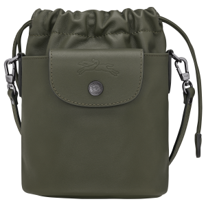 Le Pliage Xtra XS Bucket bag Fir – Leather