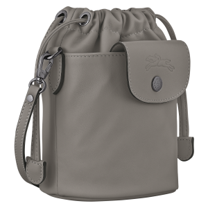 Le Pliage Xtra XS Bucket bag Turtledove – Leather