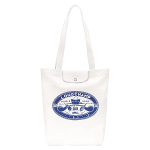Le Pliage Collection M Tote bag Ecru – Canvas