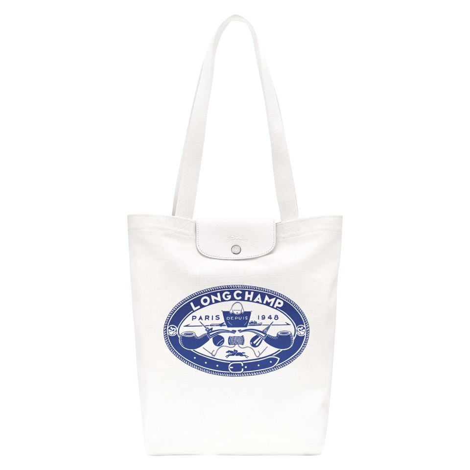 Le Pliage Collection M Tote bag Ecru - Canvas