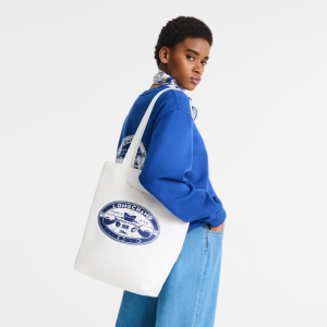 Le Pliage Collection M Tote bag Ecru – Canvas