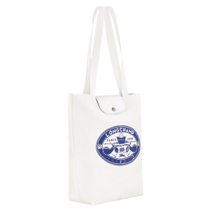 Le Pliage Collection M Tote bag Ecru – Canvas