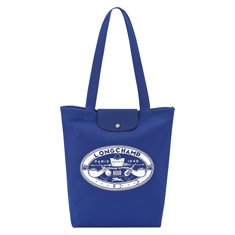 Le Pliage Collection M Tote bag Cobalt - Canvas