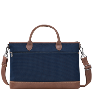 Boxford S Briefcase Blue – Recycled canvas