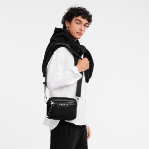 Le Pliage Energy S Camera bag Black – Recycled canvas