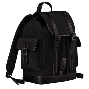 Boxford Backpack Black – Recycled canvas