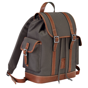 Boxford Backpack Brown – Recycled canvas