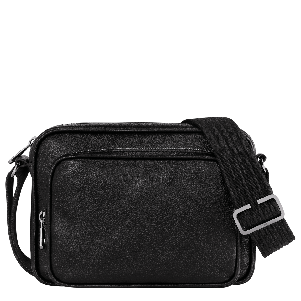 Le Foulonné S Camera bag Black - Leather