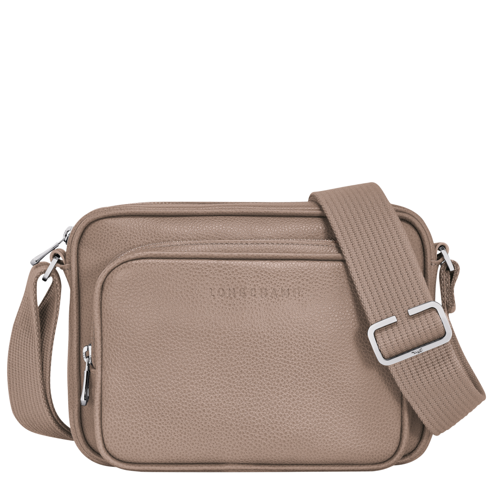 Le Foulonné S Camera bag Turtledove - Leather