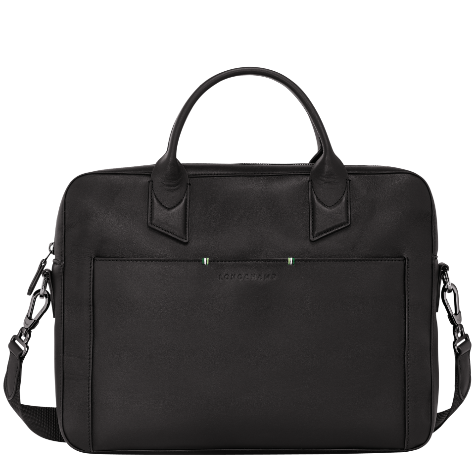 Longchamp sur Seine Briefcase Black - Leather