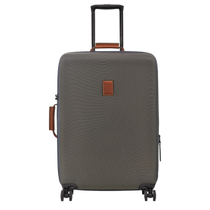 Boxford L Suitcase Brown – Recycled canvas
