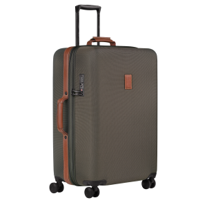 Boxford L Suitcase Brown – Recycled canvas