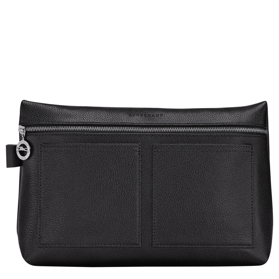 Le Foulonné Toiletry case Black - Leather