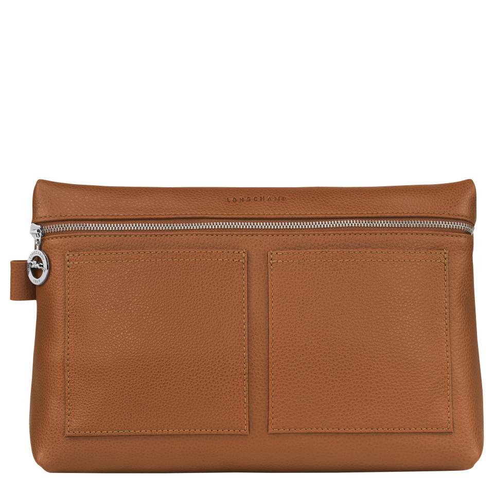 Le Foulonné Toiletry case Caramel - Leather