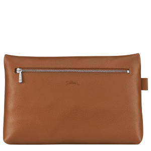 Le Foulonné Toiletry case Caramel – Leather
