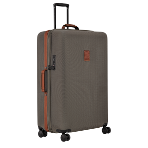 Boxford XL Suitcase Brown – Recycled canvas
