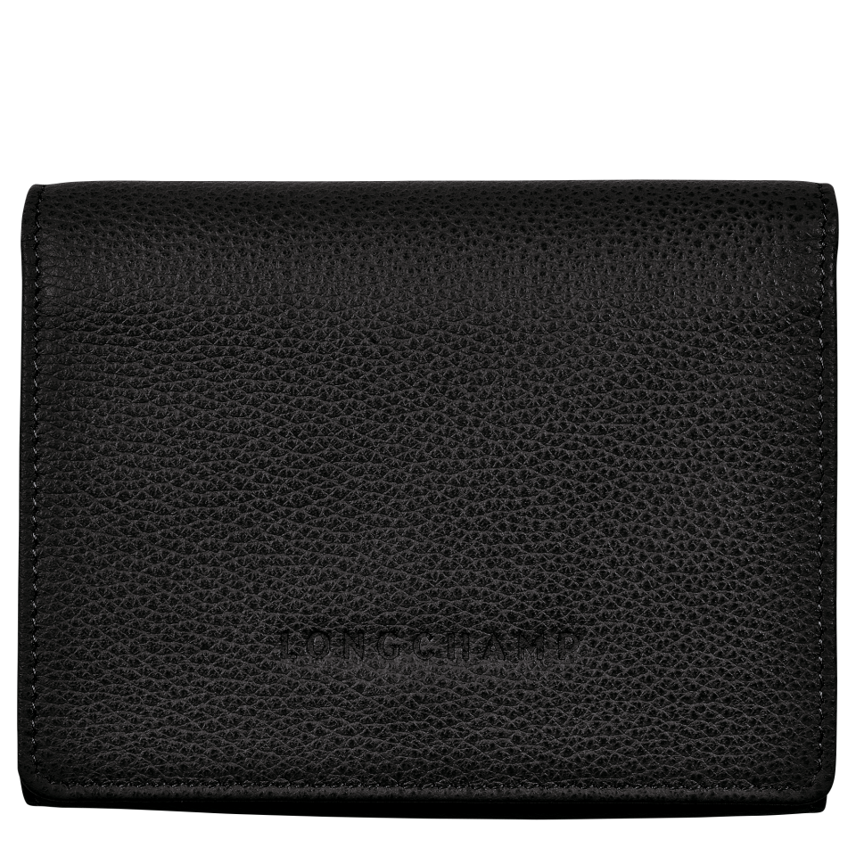 Le Foulonné Wallet Black - Leather