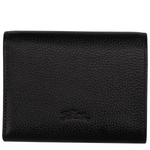 Le Foulonné Wallet Black – Leather