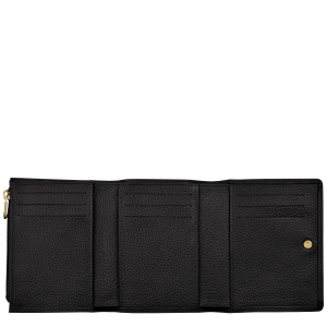 Le Foulonné Wallet Black – Leather
