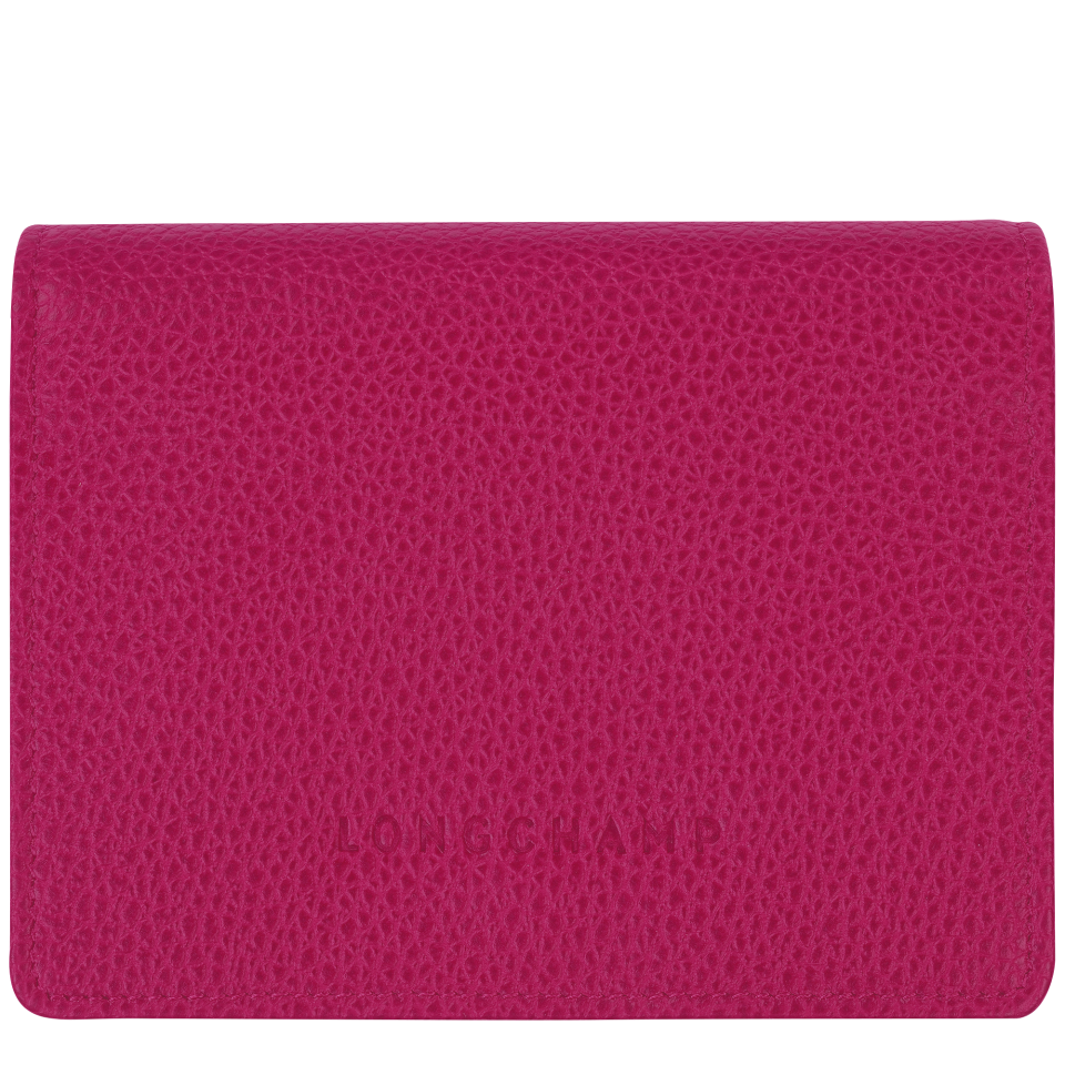 Le Foulonné Wallet Beetroot - Leather
