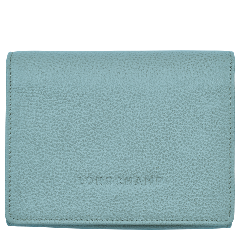 Le Foulonné Wallet Eucalyptus - Leather