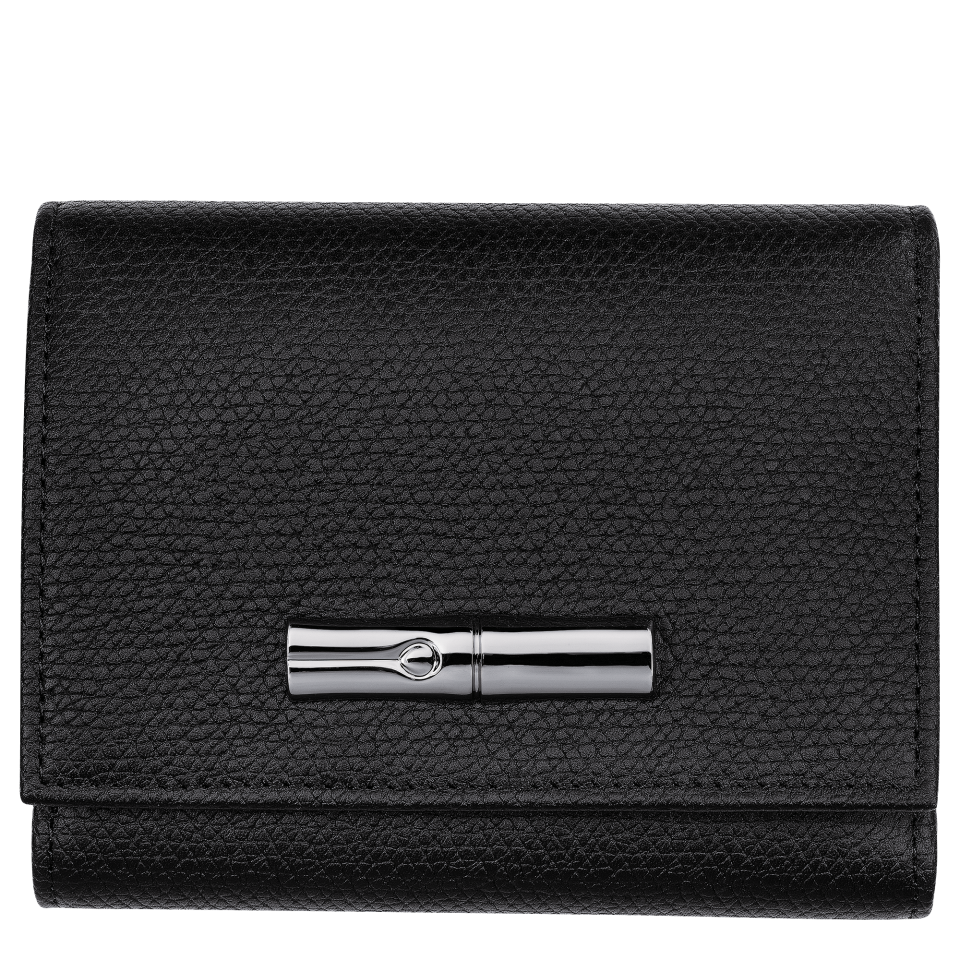 Le Roseau Wallet Black - Leather