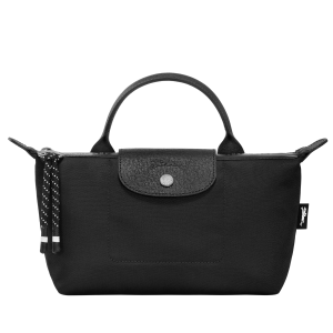 Le Pliage Energy Pouch Black – Recycled canvas