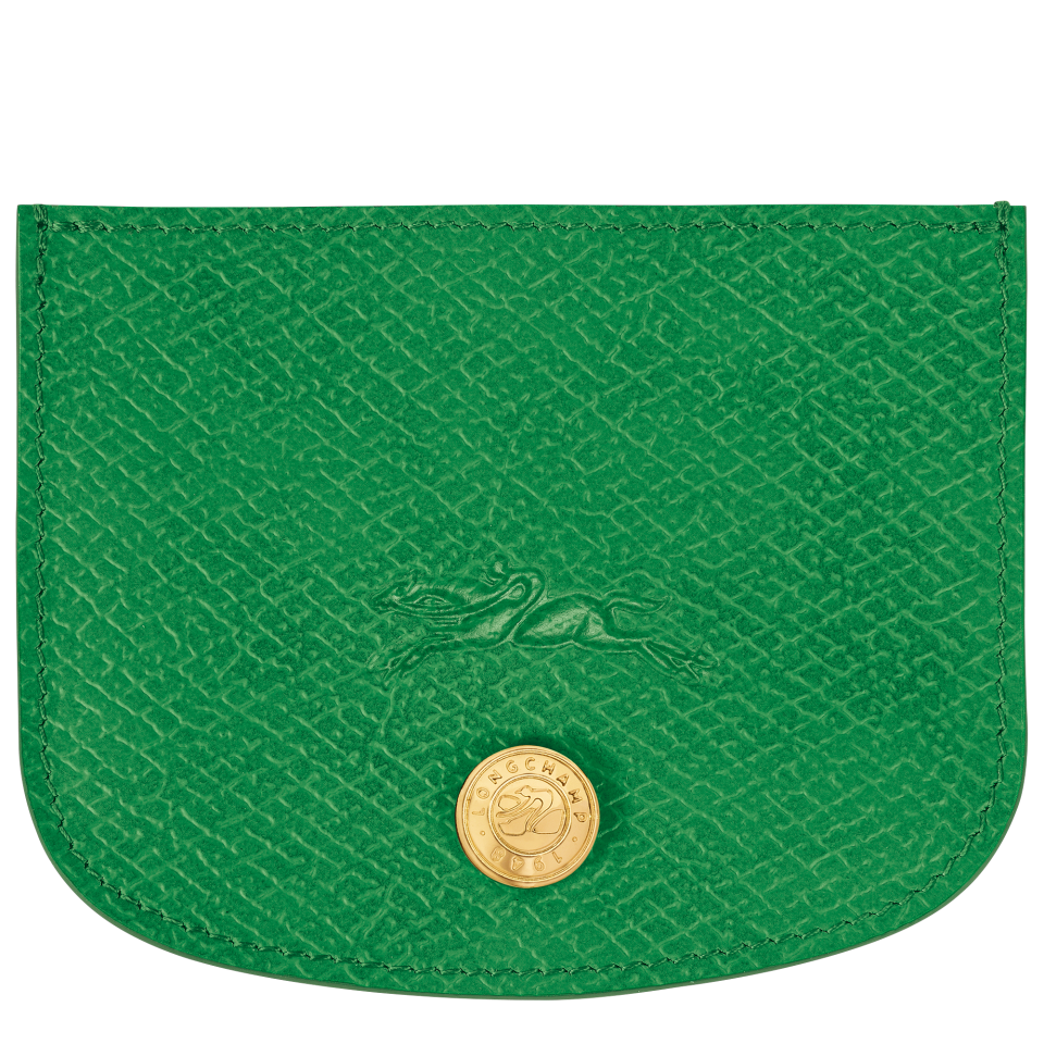 Épure Card holder Green - Leather