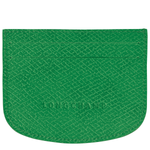 Épure Card holder Green – Leather