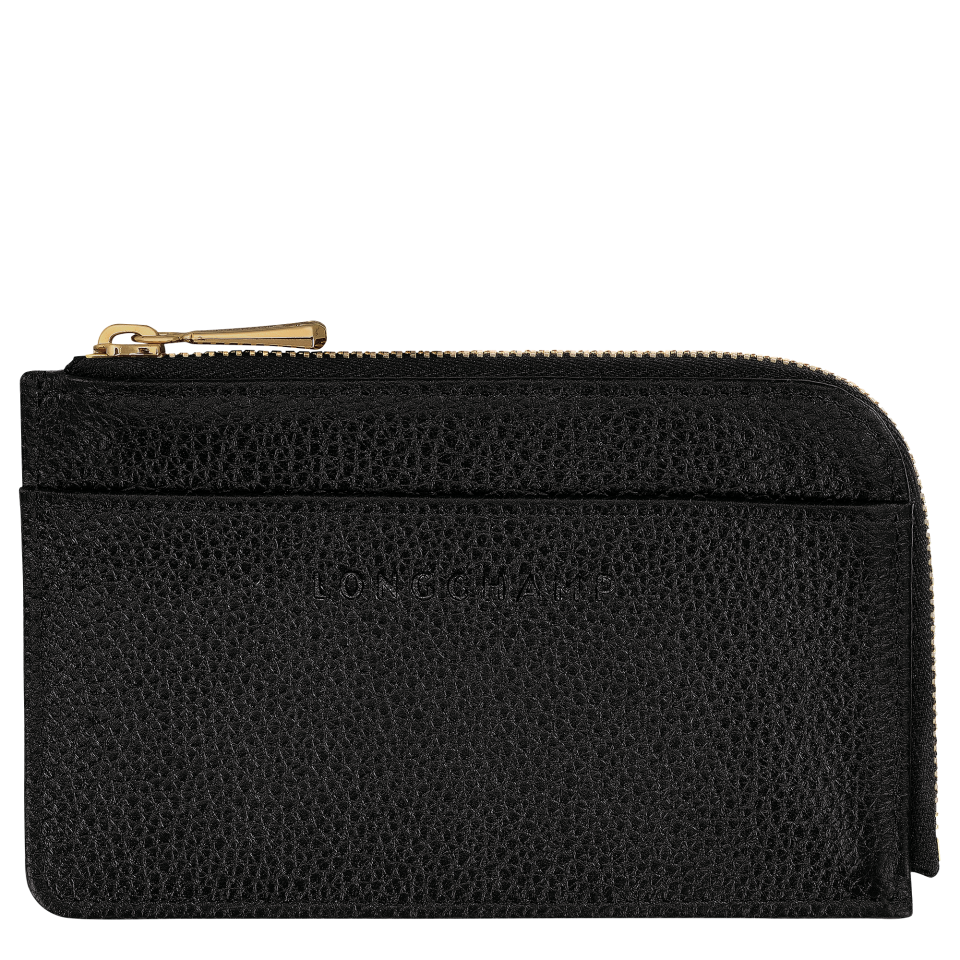 Le Foulonné Card holder Black - Leather