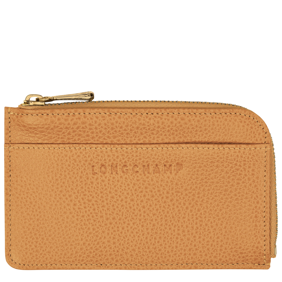 Le Foulonné Card holder Walnut - Leather