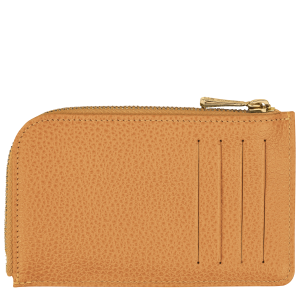 Le Foulonné Card holder Walnut – Leather