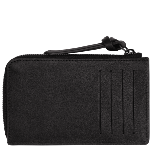 Longchamp 3D Card holder Black – Leather
