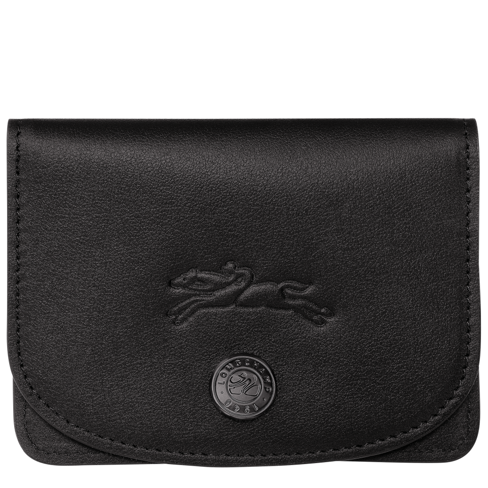 Le Pliage Xtra Card holder Black - Leather