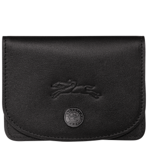 Le Pliage Xtra Card holder Black – Leather