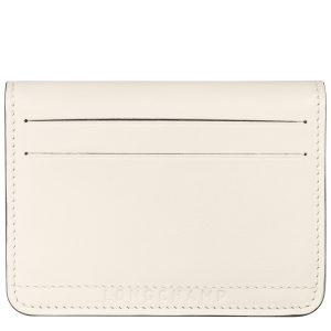 Le Pliage Xtra Card holder Ecru – Leather