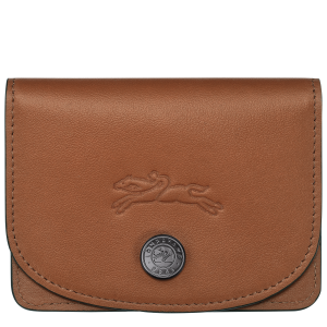 Le Pliage Xtra Card holder Cognac – Leather