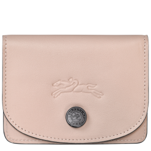 Le Pliage Xtra Card holder Nude – Leather
