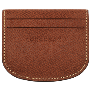 Épure Card holder Brown – Leather