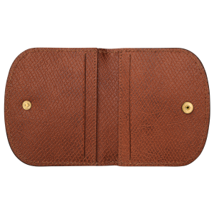 Épure Card holder Brown – Leather